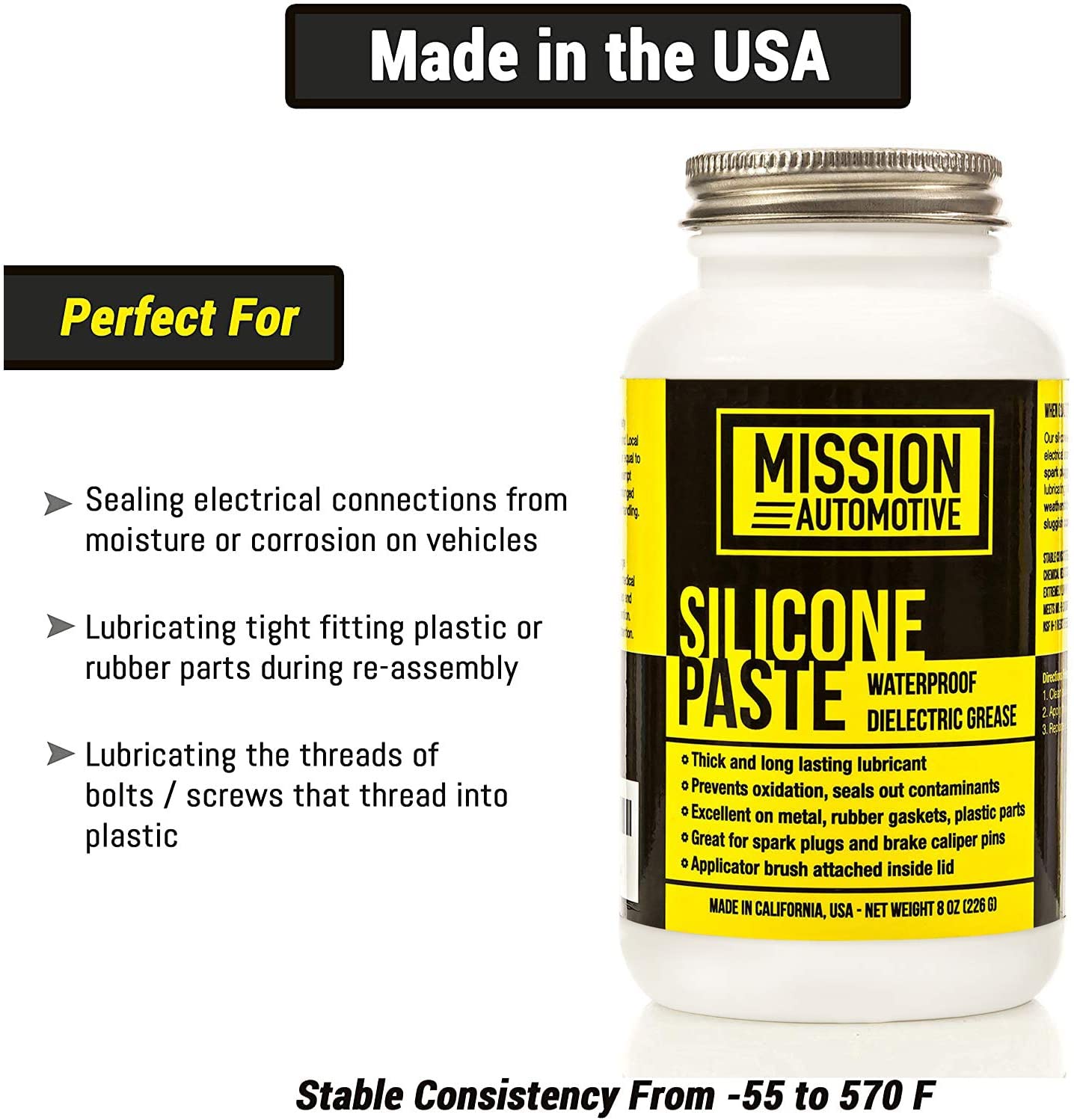 Dielectric Grease  Great Silicone Paste for Brake, Caliper and Marine Use  – Impresa Products